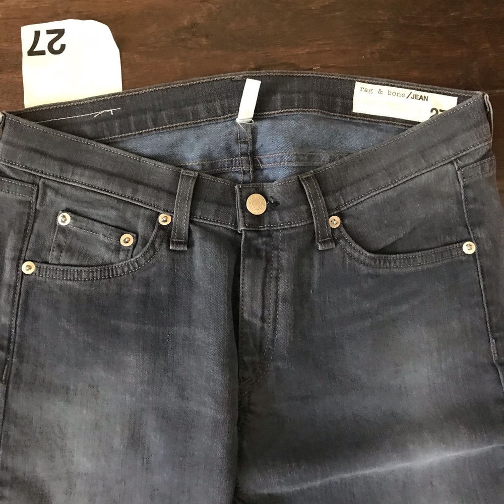 NWT Rag and Bone Blue Grey Women’s Skinny Jeans 27